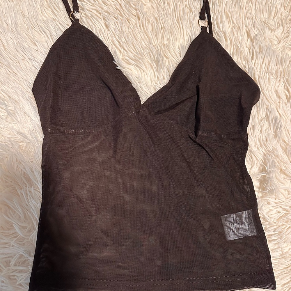 White Fox Boutique Dark Chocolate Top